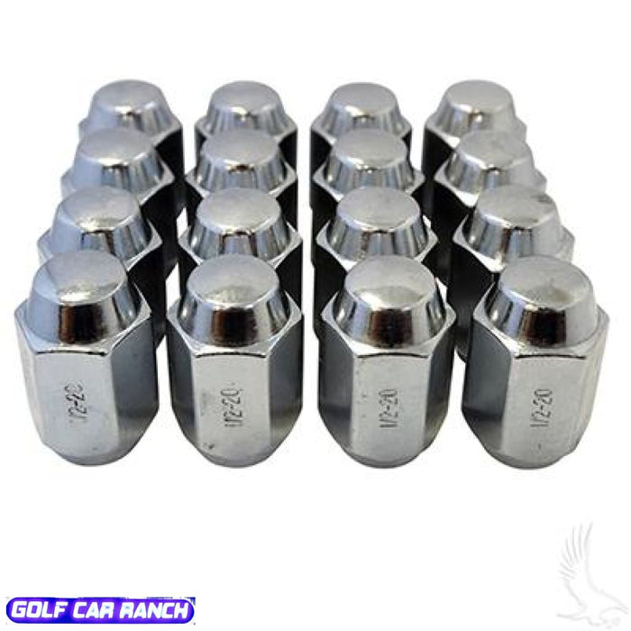 Chrome Lug Nut 1/2-20 - Pack 16