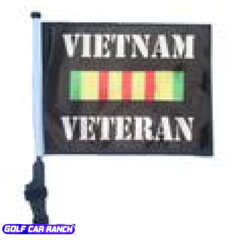 Vietnam Veteran Golf Cart Flag