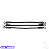 Cable Set Ezgo 36 & 48 Volt For Batteries 6 Gauge Battery Cable Set. Includes Three 12 Cables. For