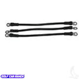 Cable Set Ezgo 36 & 48 Volt For Batteries 4 Gauge Battery Cable Set. Includes Three 12 Cables. For