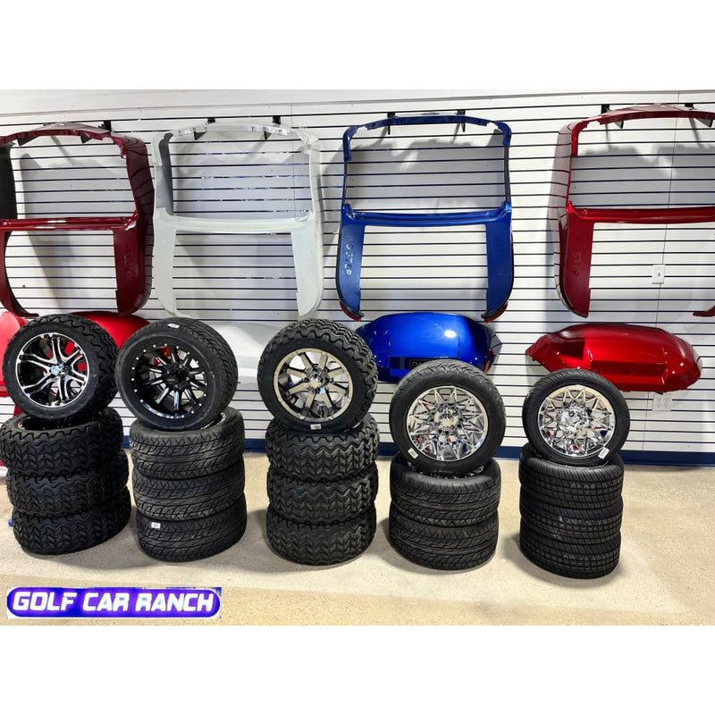 CLUB CAR ATHENA ENSEMBLE PNEU/ROUE RADIAL AVEC CEINTURE EN ACIER 12"