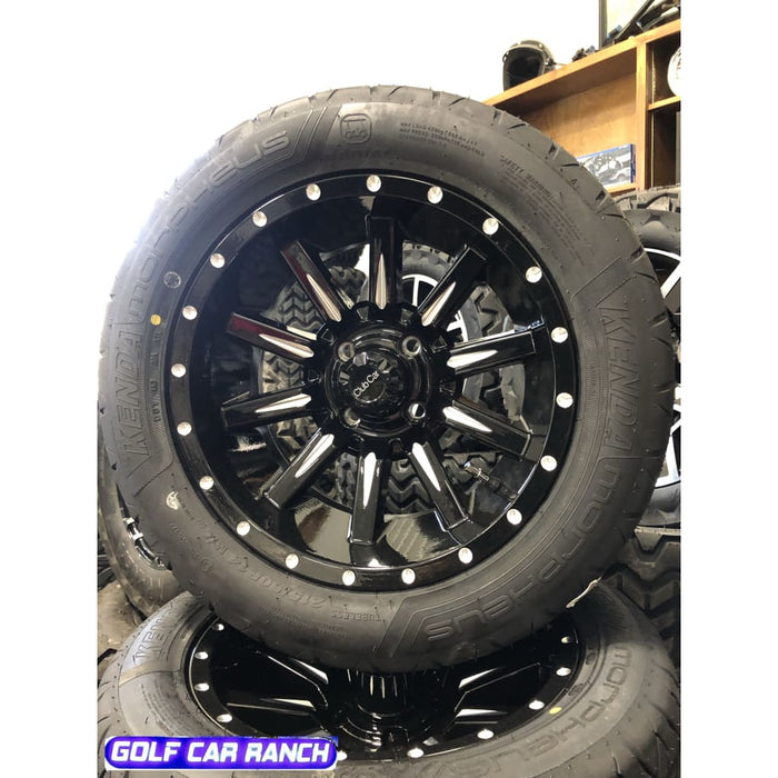 14" ZEUS CUSTOM GOLF CART WHEEL