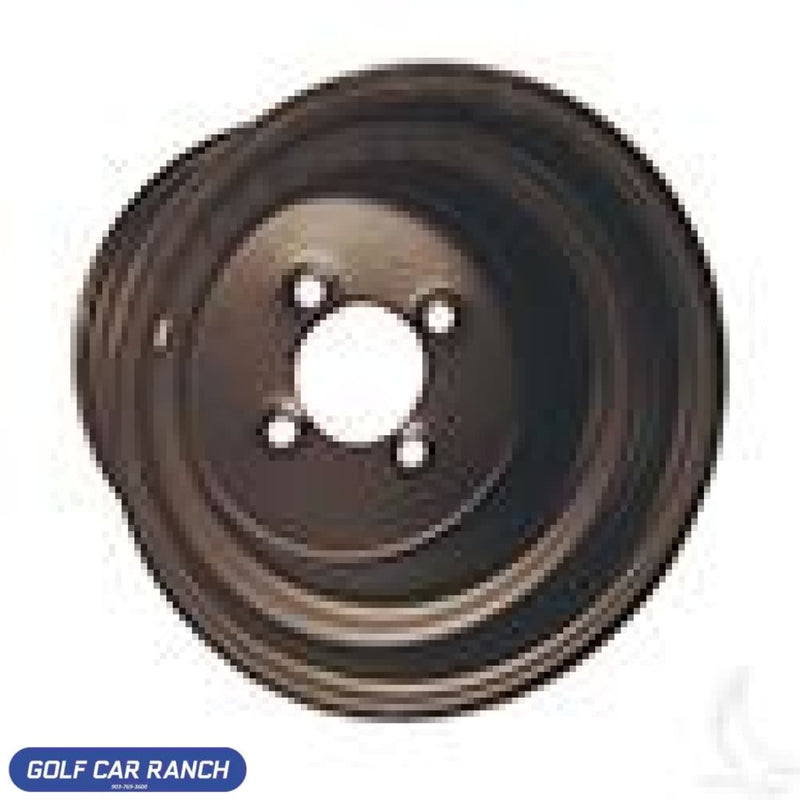 10X7 3:4 OFFSET STEEL WHEEL TIR-454 BLACK ACCESSORY