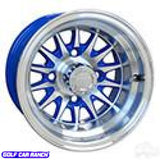 Wheel 10 Phoenix Machined Spoke Custom Wheels With Multiple Color Options W/ Blue