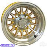 Wheel 10 Phoenix Machined Spoke Custom Wheels With Multiple Color Options W/ Gold